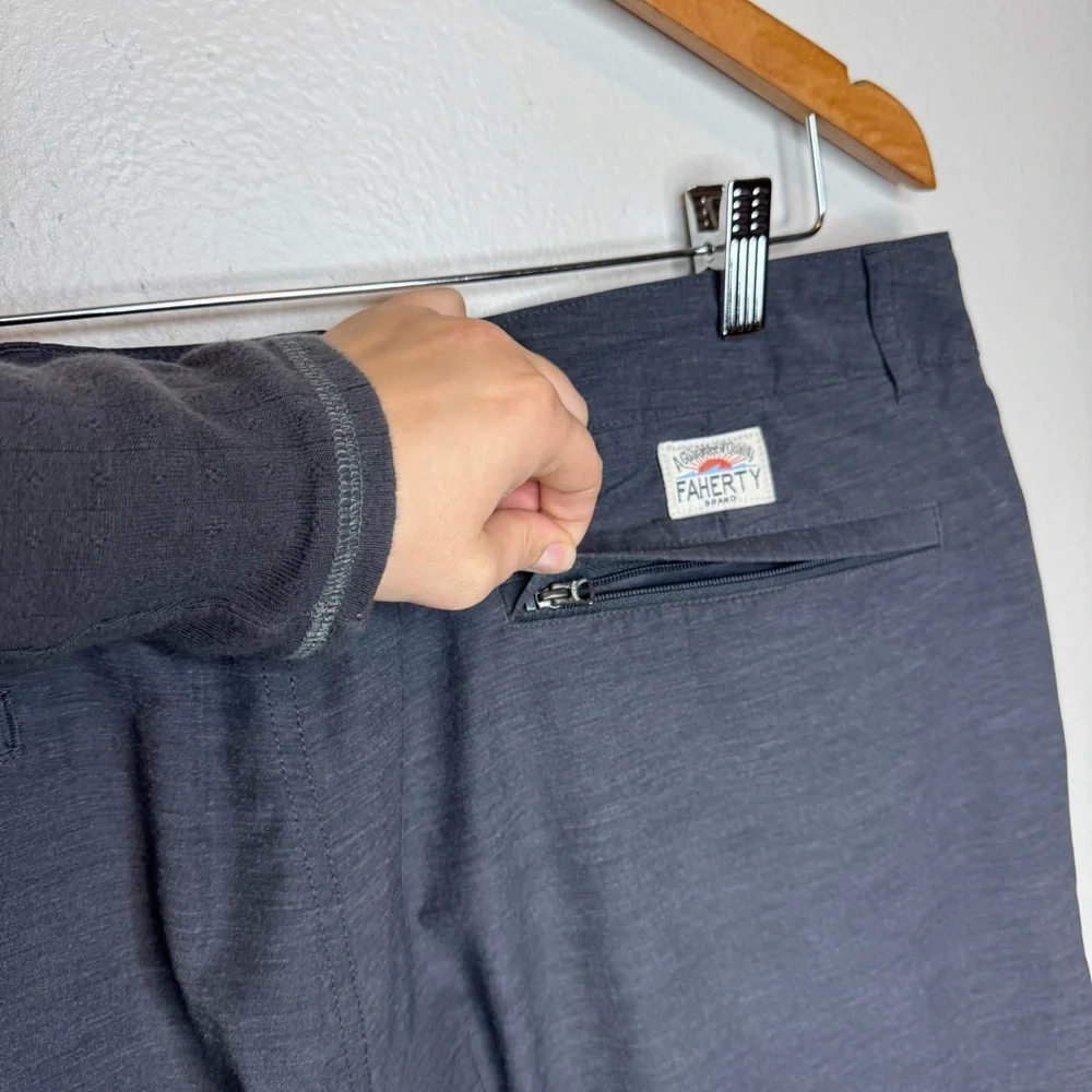 Faherty All Day™ Short 1.0 - Charcoal Gray Mens Shorts